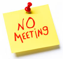 No Meeting Sticky